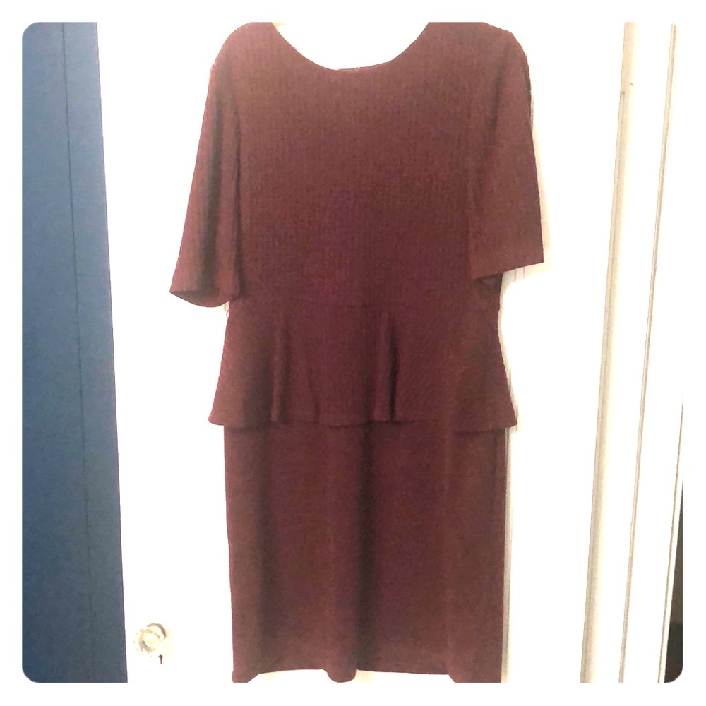 Peplum dress great from holidays or work